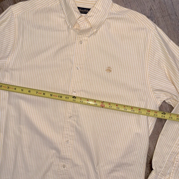 Brooks Brothers • Yellow Stripe Button Down - Picture 7 of 9